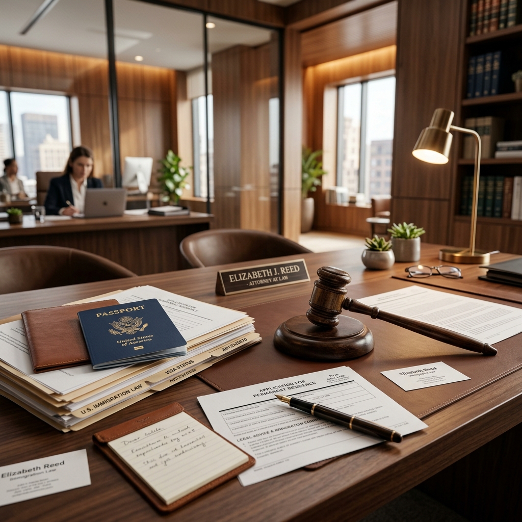 Immigration Legal Documents and Passport